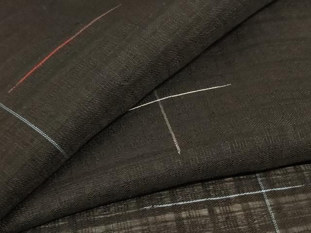 平和屋着物＊夏物 小紋 紗 幾何学文様 正絹 逸品 未使用 AABF5050jd