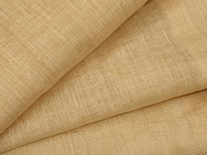 平和屋着物＊夏物 色無地 紗 浅黄色 綿麻 逸品 AABF5054jd