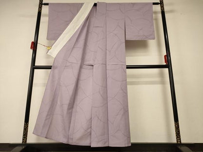 平和屋着物＊夏物 色無地 草花文紗 薄色 正絹 逸品 AABF5058jd
