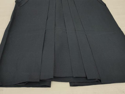 平和屋着物＊夏物　男性　馬乗り袴　藍鉄色　洗える着物　AABF5065jd