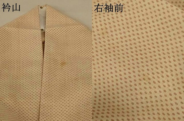 平和屋着物＊夏物 洗える最高級着物 ＜英＞はなぶさ謹製 小紋 紗 丸文 AABF5069jd