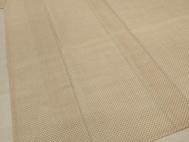 平和屋着物＊夏物 洗える最高級着物 ＜英＞はなぶさ謹製 小紋 紗 丸文 AABF5069jd