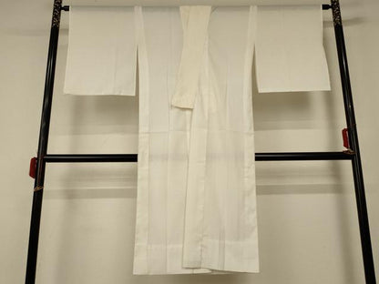 平和屋着物＊夏物 長襦袢 絽 白色 洗える着物 AABF5072jd
