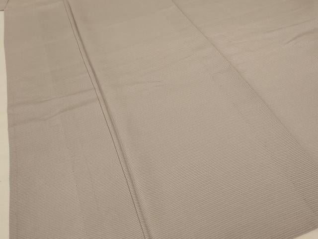 平和屋着物＊夏物 色無地 絽 茶鼠色 正絹 逸品 AABF5077jd