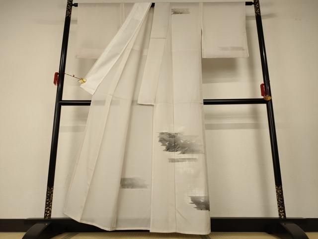 平和屋着物＊夏物 訪問着 絽 花鳥文 正絹 逸品 AABF5086jd