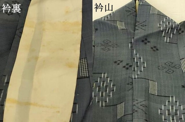 平和屋着物＊夏物 本場琉球絣 夏琉球 正絹 逸品 AABF5089jd