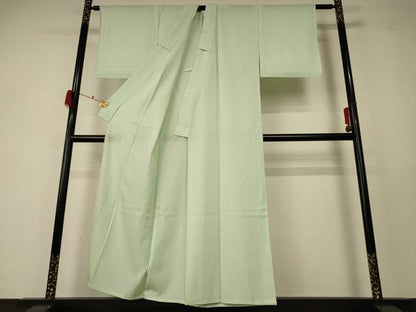 平和屋着物＊夏物 色無地 絽 若菜色 正絹 逸品 AABF5090jd