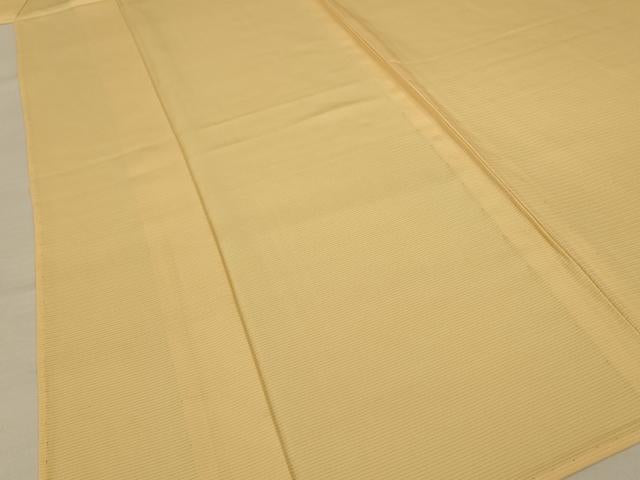 平和屋着物＊夏物 色無地 絽 卵色 正絹 逸品 AABF5097jd