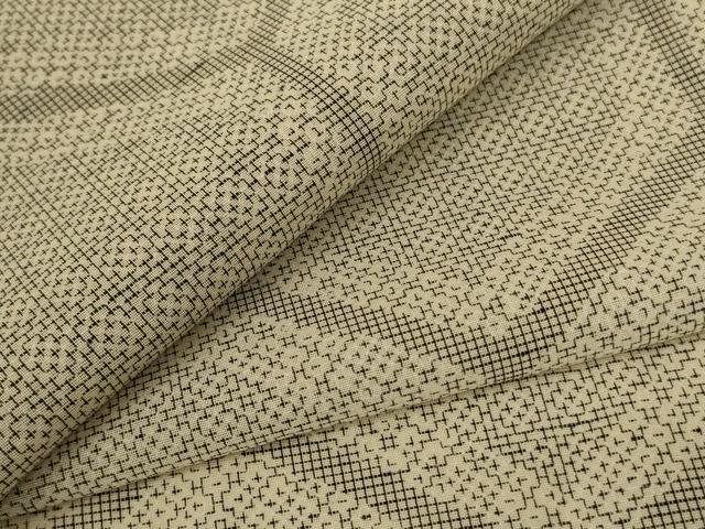 平和屋着物＊夏物 紗紬 亀甲文 正絹 逸品 AABF5099jd