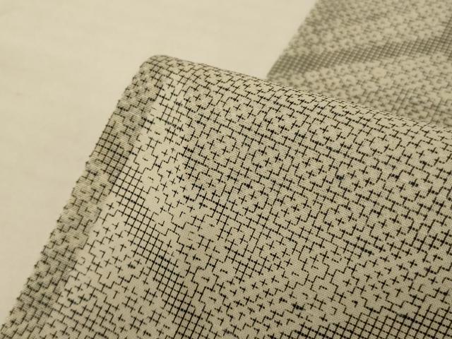 平和屋着物＊夏物 紗紬 亀甲文 正絹 逸品 AABF5099jd