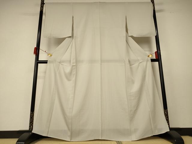 平和屋着物＊夏物 色無地 絽 砂色 五泉 反端付き 正絹 逸品 AABF5105jd