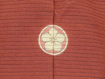 平和屋着物＊夏物 色無地 絽 茶色 正絹 逸品 AABF5107jd