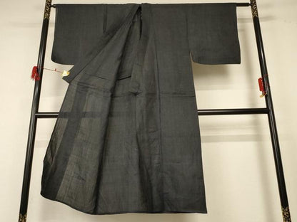 平和屋着物＊夏物 男性 重要無形文化財 本場宮古上布 80亀甲 総詰め 苧麻 逸品 AABF5108jd