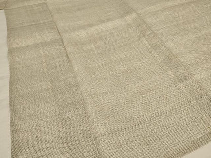 平和屋着物＊夏物 男性 石川県指定無形文化財 能登上布 本麻手織上布 100亀甲 総詰め 麻 逸品 AABF5109jd