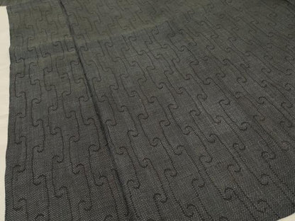 平和屋着物＊夏物 重要無形文化財 本場宮古上布 幾何学文様 苧麻 逸品 AABF5110jd