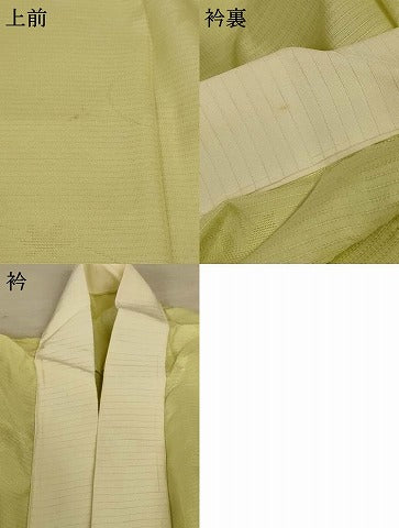 平和屋着物＊夏物 長襦袢 絽 舞葉紋紗 正絹 逸品 AABF5113jd