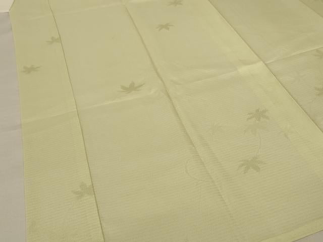平和屋着物＊夏物 長襦袢 絽 舞葉紋紗 正絹 逸品 AABF5113jd