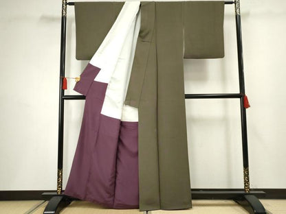 平和屋着物●世界的人形師 辻村寿三郎 ジュサブロー 小紋 舞花文 正絹 逸品 AABF5121cs