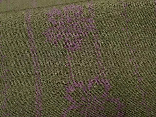 平和屋着物●世界的人形師 辻村寿三郎 ジュサブロー 小紋 舞花文 正絹 逸品 AABF5121cs
