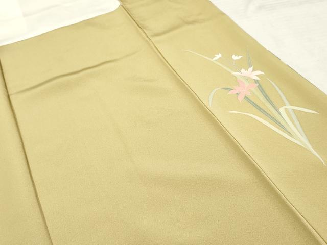 平和屋着物●訪問着 中国三大刺繍 相良刺繍 雲取り枝花文 暈し染め 金彩 金銀糸 正絹 逸品 AABF5123cs