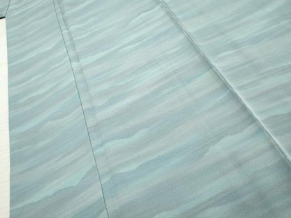 平和屋着物●上質な小紋 霞文 暈し染め 正絹 逸品 AABF5126cs