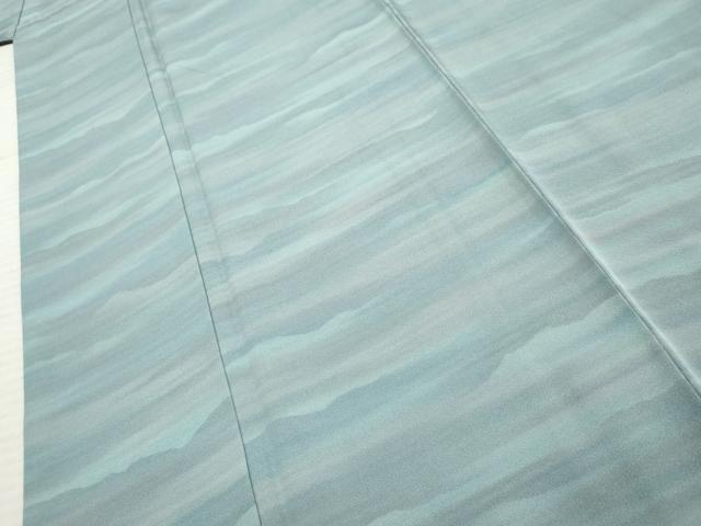 平和屋着物●上質な小紋 霞文 暈し染め 正絹 逸品 AABF5126cs
