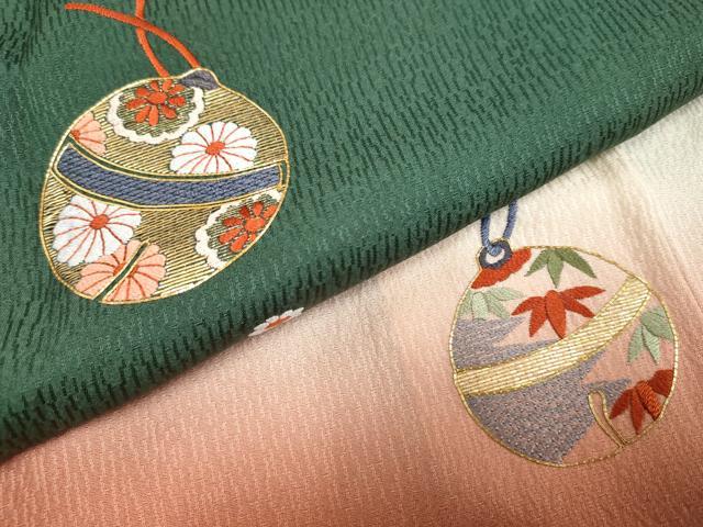 平和屋着物●豪華振袖 駒刺繍 小いけ好み 花鈴文 暈し染め 金糸 正絹 逸品 AABF5129cs