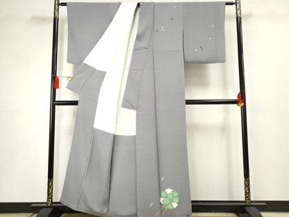 平和屋着物●世界的人形師　辻村寿三郎　ジュサブロー　訪問着　花簪　金彩　正絹　逸品　AABF5130cs