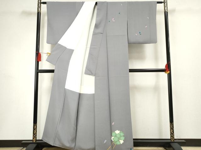 平和屋着物●世界的人形師　辻村寿三郎　ジュサブロー　訪問着　花簪　金彩　正絹　逸品　AABF5130cs