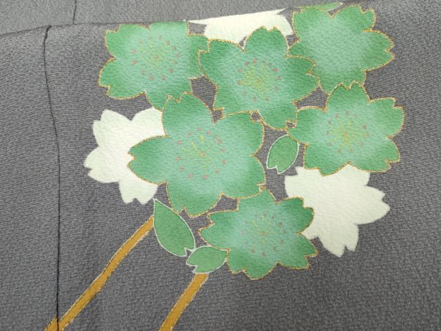 平和屋着物●世界的人形師　辻村寿三郎　ジュサブロー　訪問着　花簪　金彩　正絹　逸品　AABF5130cs