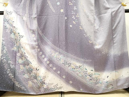 平和屋着物●訪問着 辻が花 暈し染め 金彩 正絹 逸品 AABF5136cs