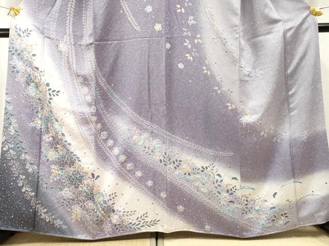 平和屋着物●訪問着 辻が花 暈し染め 金彩 正絹 逸品 AABF5136cs