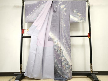平和屋着物●訪問着 辻が花 暈し染め 金彩 正絹 逸品 AABF5136cs