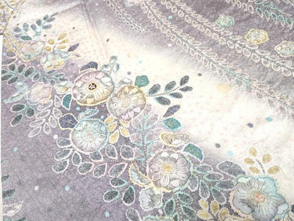 平和屋着物●訪問着 辻が花 暈し染め 金彩 正絹 逸品 AABF5136cs