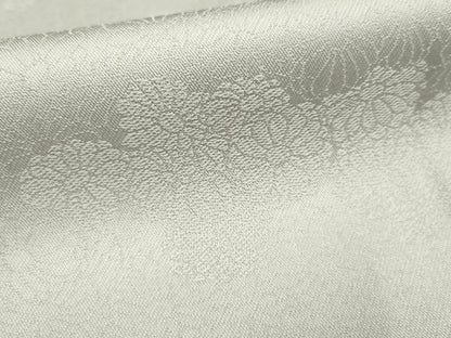 平和屋着物●お召 草花地紋 霞色 小田急百貨店扱い 正絹 逸品 AABF5141cs