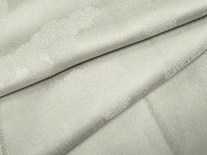 平和屋着物●お召 草花地紋 霞色 小田急百貨店扱い 正絹 逸品 AABF5141cs