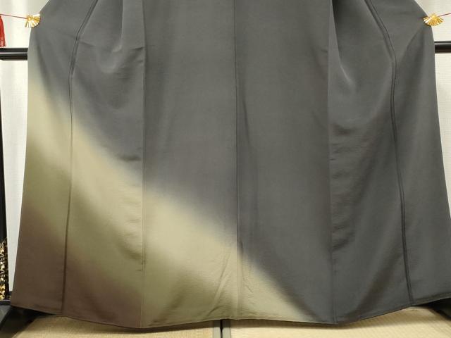 平和屋着物●京都の名門ブランド 銀花仙 色留袖訪問着 霞文 正絹 逸品 AABF5142cs