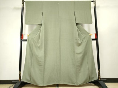 平和屋着物●江戸小紋 極小鮫小紋柄 正絹 逸品 AABF5155cs