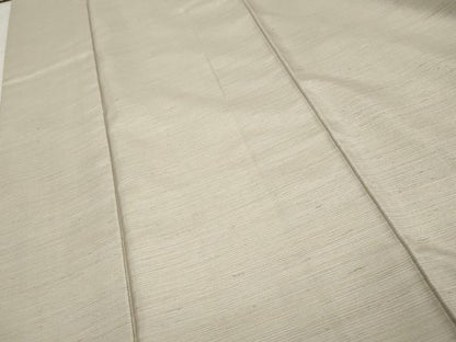 平和屋着物●紅花紬 米沢 横段文 正絹 逸品 AABF5161cs