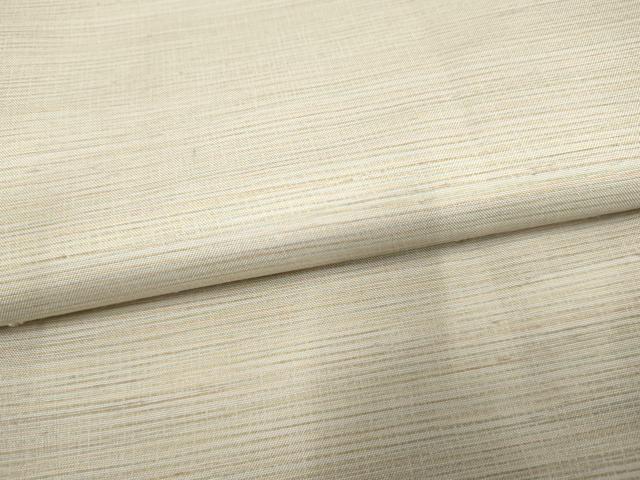 平和屋着物●紅花紬 米沢 横段文 正絹 逸品 AABF5161cs