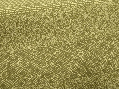 平和屋着物●伝統工芸師 服部光擴 江戸小紋 百柄 吉祥横段文 正絹 逸品 未使用 AABF5169cs