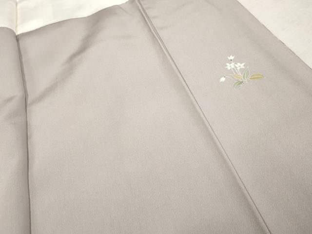 平和屋着物●京加賀友禅作家 伊達富美子 訪問着 友禅 枝花文 暈し染め 正絹 逸品 AABF5173cs