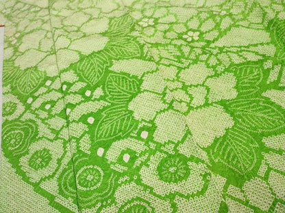 平和屋着物●豪華振袖 総絞り 松竹梅文 暈し染め 正絹 逸品 AABF5176cs