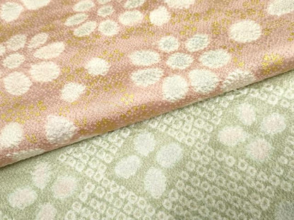 平和屋着物●訪問着 絞り 吉祥花文 金彩 ロング丈 正絹 逸品 AABF5185cs