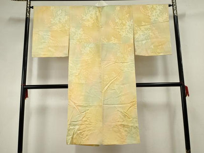 平和屋着物●長襦袢 無双仕立て 辻が花地紋 暈し染め やまと誂製 正絹 逸品 AABF5192cs