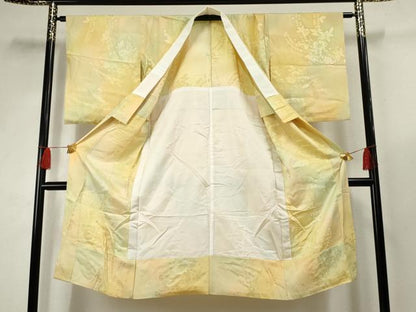 平和屋着物●長襦袢 無双仕立て 辻が花地紋 暈し染め やまと誂製 正絹 逸品 AABF5192cs