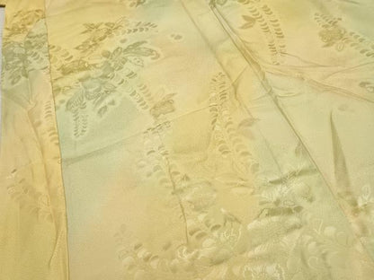 平和屋着物●長襦袢 無双仕立て 辻が花地紋 暈し染め やまと誂製 正絹 逸品 AABF5192cs