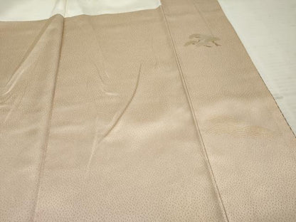 平和屋着物●訪問着 扇面草花文 暈し染め 金彩 正絹 逸品 AABF5197cs