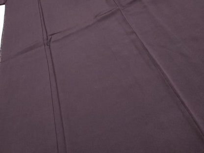 平和屋着物●上質な色無地 深紫色 正絹 逸品 未使用 AABF5202cs