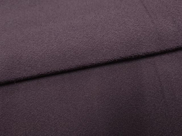 平和屋着物●上質な色無地 深紫色 正絹 逸品 未使用 AABF5202cs